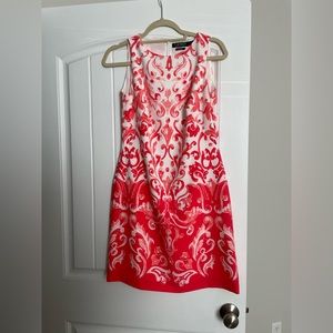 Ralph Lauren pink and white floral sleeveless dress